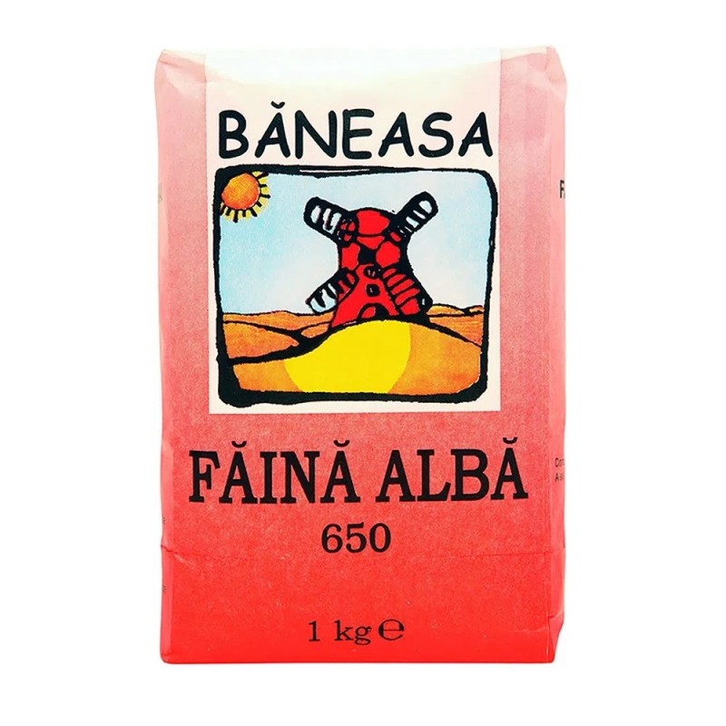 Faina Alba din Grau 650 Baneasa, 1 kg