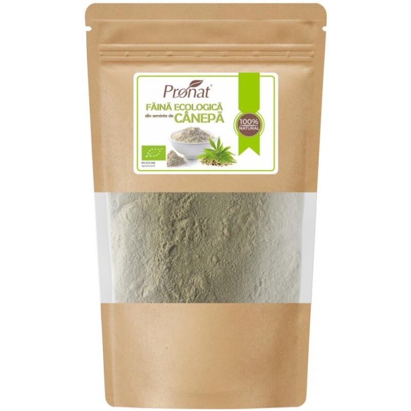 Faina BIO din Seminte de Canepa, 500 g, Pronat