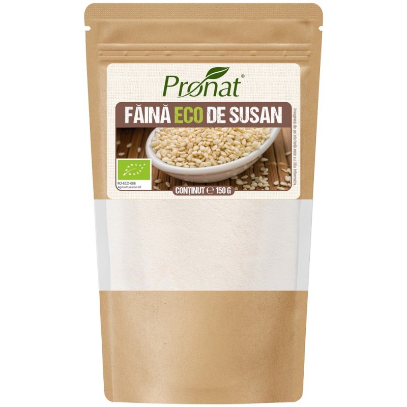 Faina Bio din Seminte de Susan, Pronat, 150 g