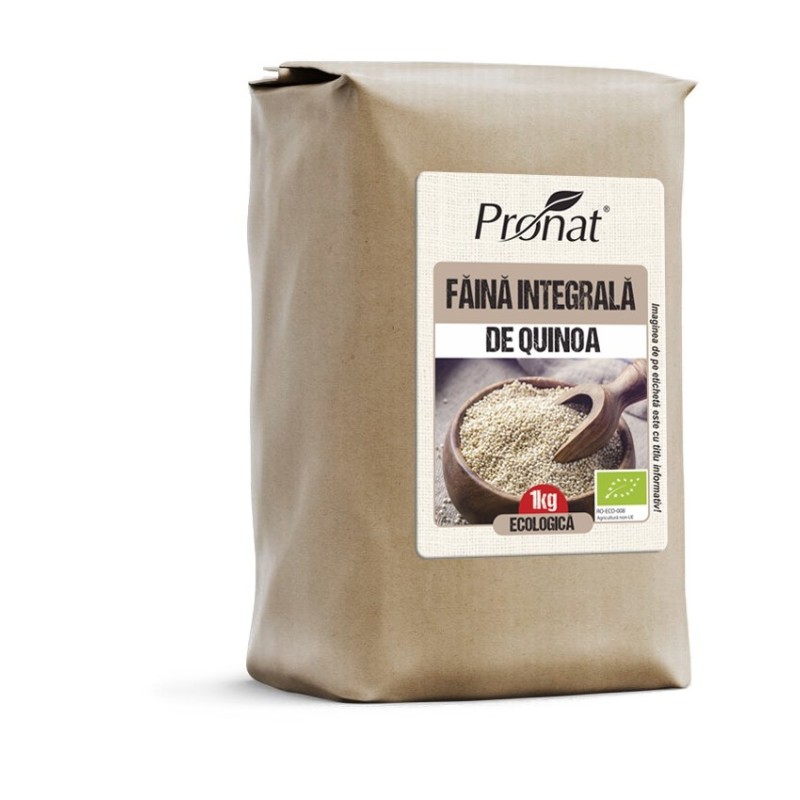 Faina Integrala Bio de Quinoa, 1 kg, Pronat