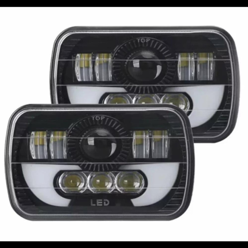 Far Off Road, 90W, 5 x 7 Inch, 12V-24V, 30.000Lm, Ip 68, Smart Heater