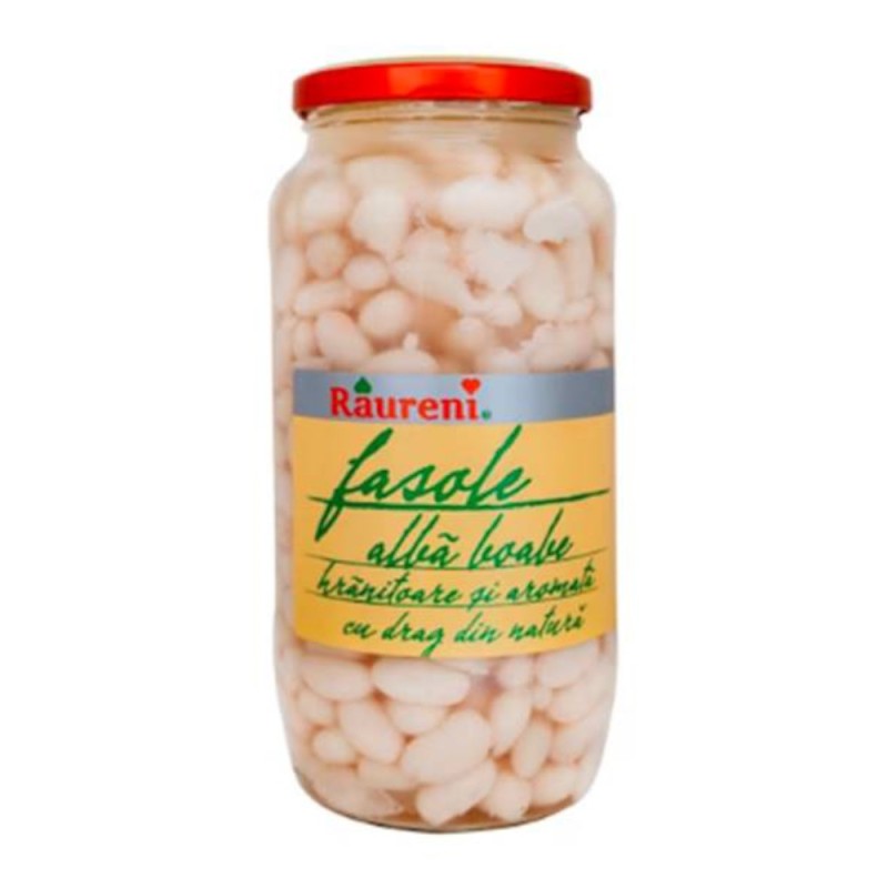 Fasole Alba Boabe, Raureni, 580 g