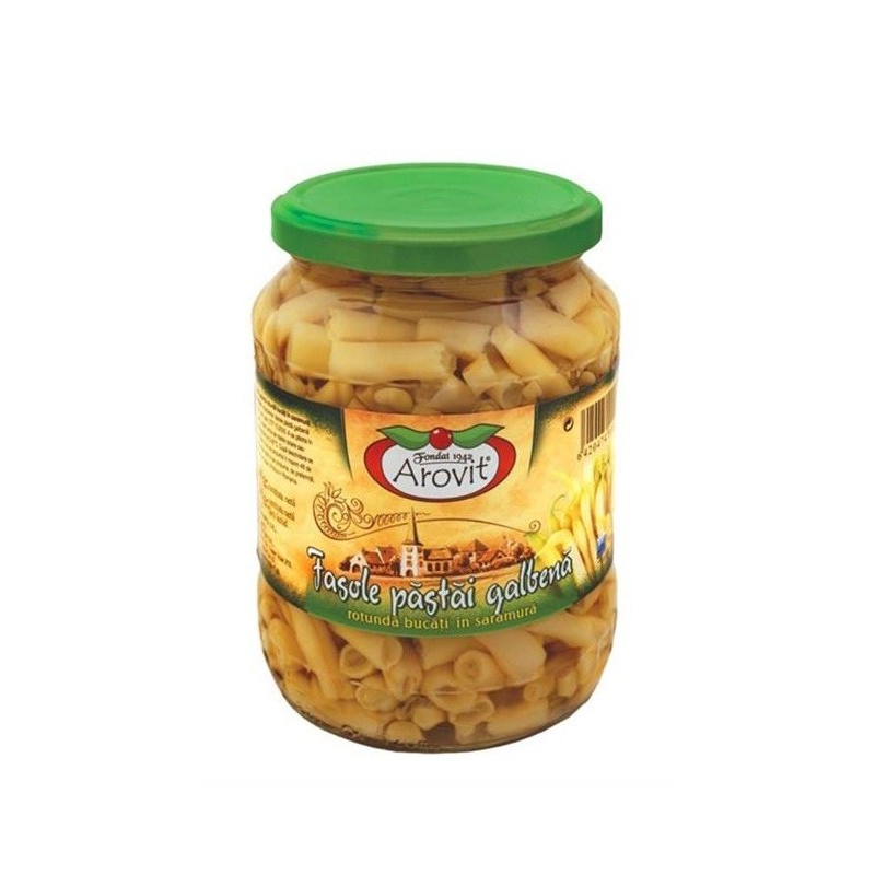 Fasole Galbena Pastai in Saramura Arovit, 680 g
