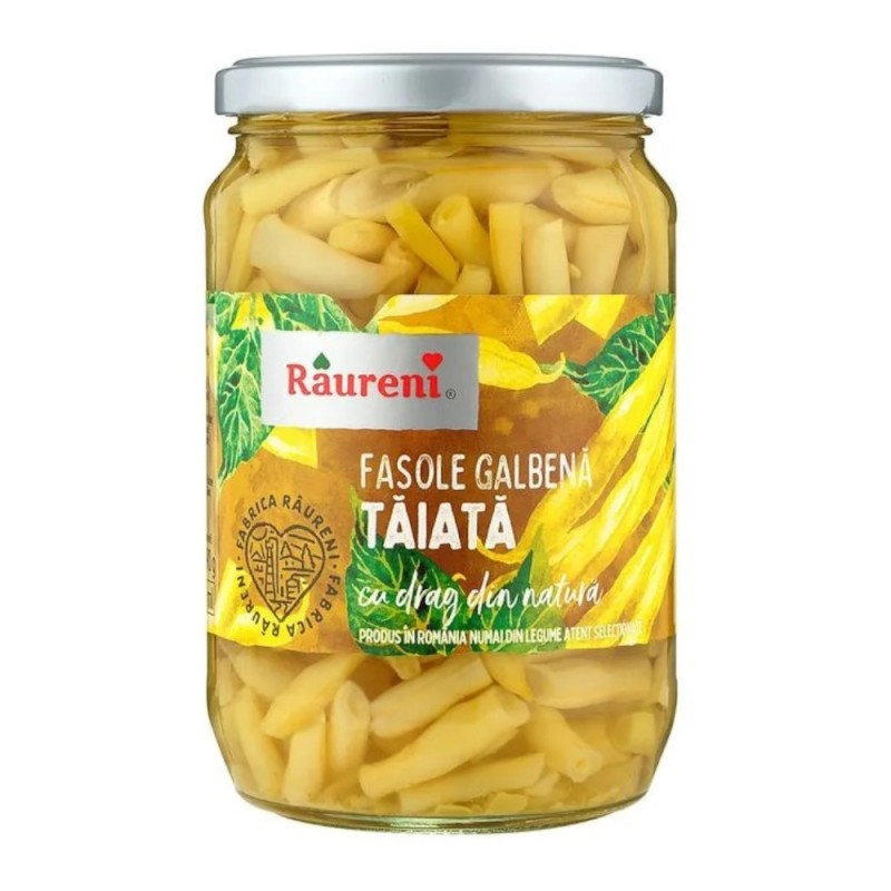 Fasole Galbena Pastai, Raureni, Taiata, 690 g