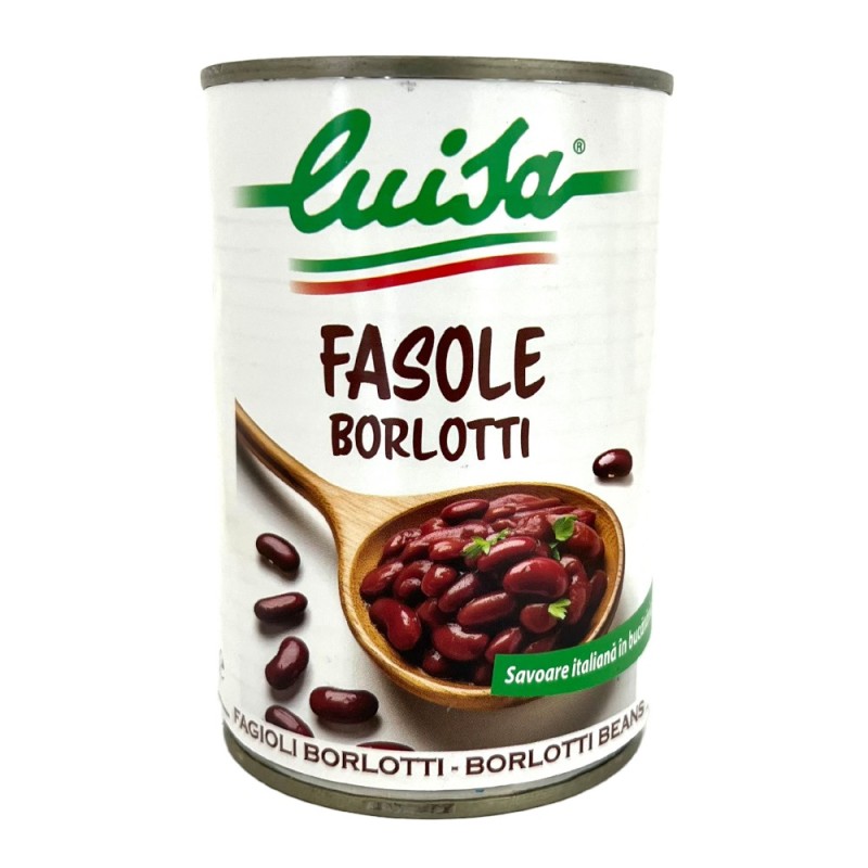 Fasole Rosie Boabe Borlotti, Prefiarta, Luisa, 400 g