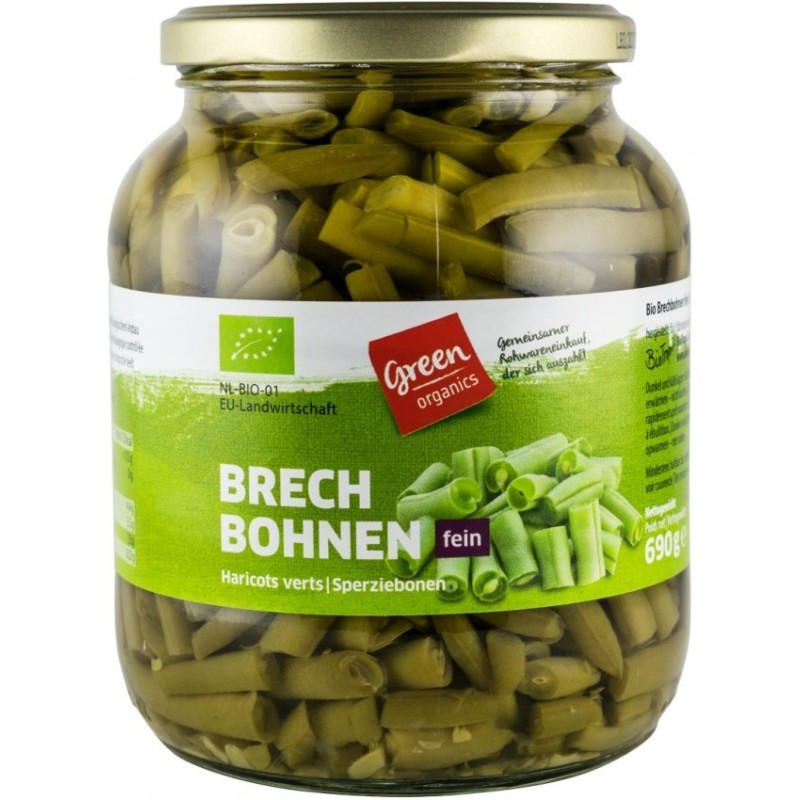 Fasole Verde BIO, 690 g, Green Organics