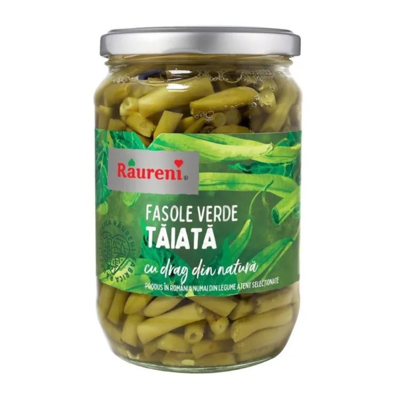 Fasole Verde Taiata, Raureni, 690 g