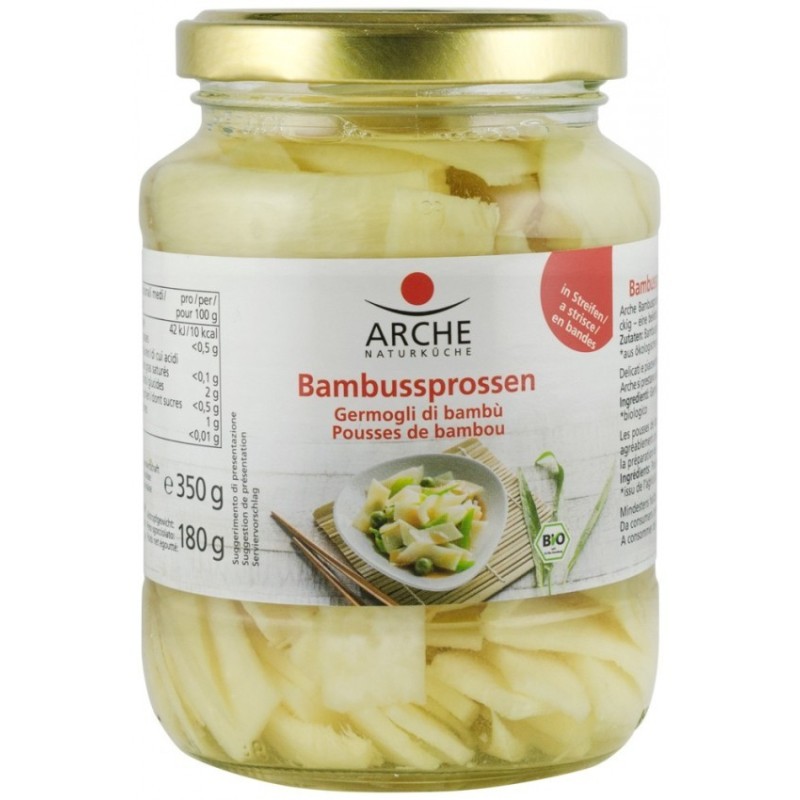Felii de Bambus BIO in Saramura, 350 g, Arche