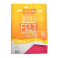 Fetru Colorat, Statovac, Format A4, Roz, 10 Coli
