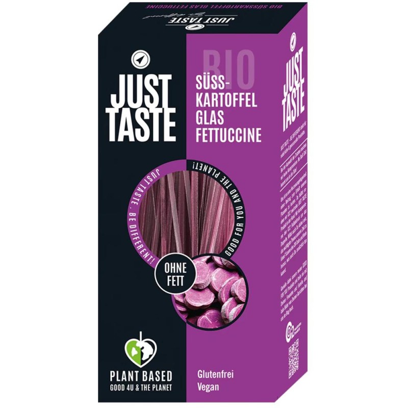 Fettucini din Cartofi Dulci, Just Taste, Bio, 250 g