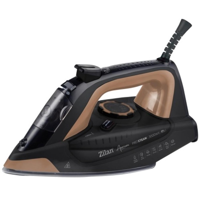 Fier de Calcat Profesional, Functie Auto-Curatare, Auto-Oprire, Putere 3000W, Negru