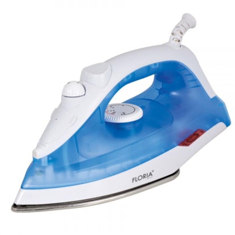 Fier de Calcat, Temperatura Reglabila, Talpa din Ceramica, Putere 1600W, Albastru