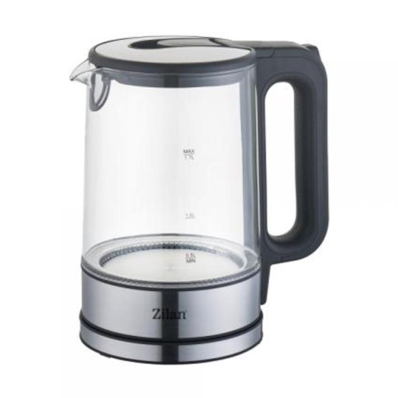 Fierbator cu LED, Putere 2200W, Capacitate 1.7 l, Transparent