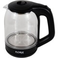 Fierbator Electric din Sticla, Putere 1500W, Iluminare LED, Capacitate 1.8 l