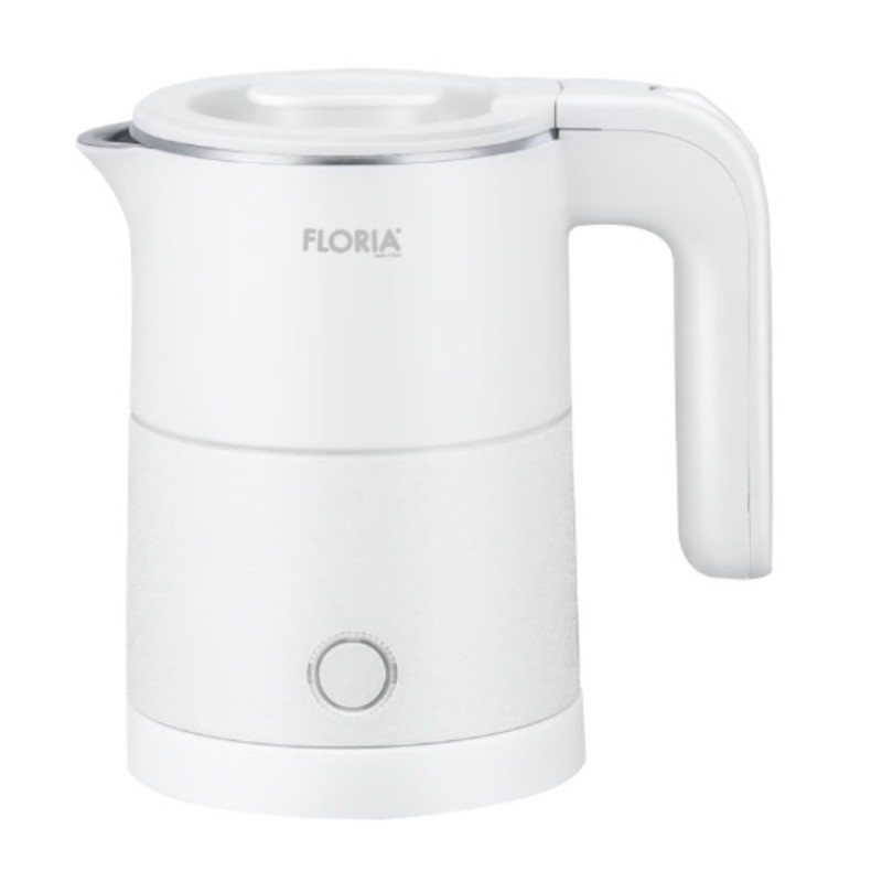 Fierbator Electric, Inox, Putere 1000W, Capacitate 500 ml, Alb