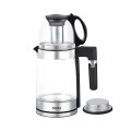Fierbator Electric si Ceainic, Floria, Argintiu, Putere 1500 W, Capacitate 1.8 l si 1.2 l
