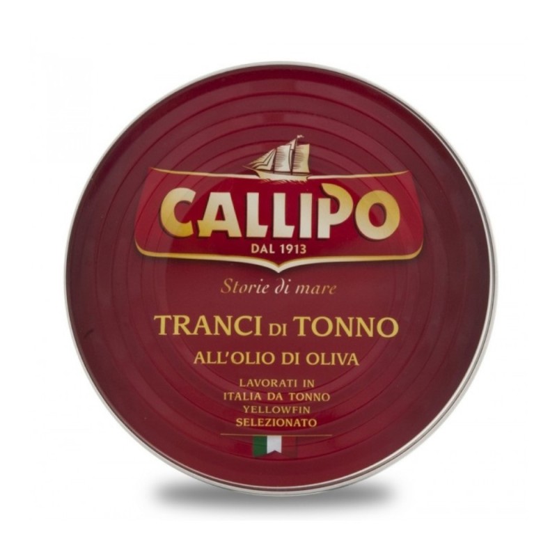File de Ton in Ulei de Masline Callipo, 540 g