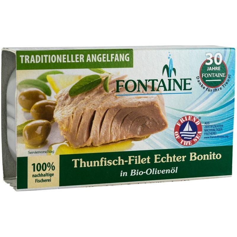 File de Ton in Ulei de Masline, Fontaine, Bonito, 120 g