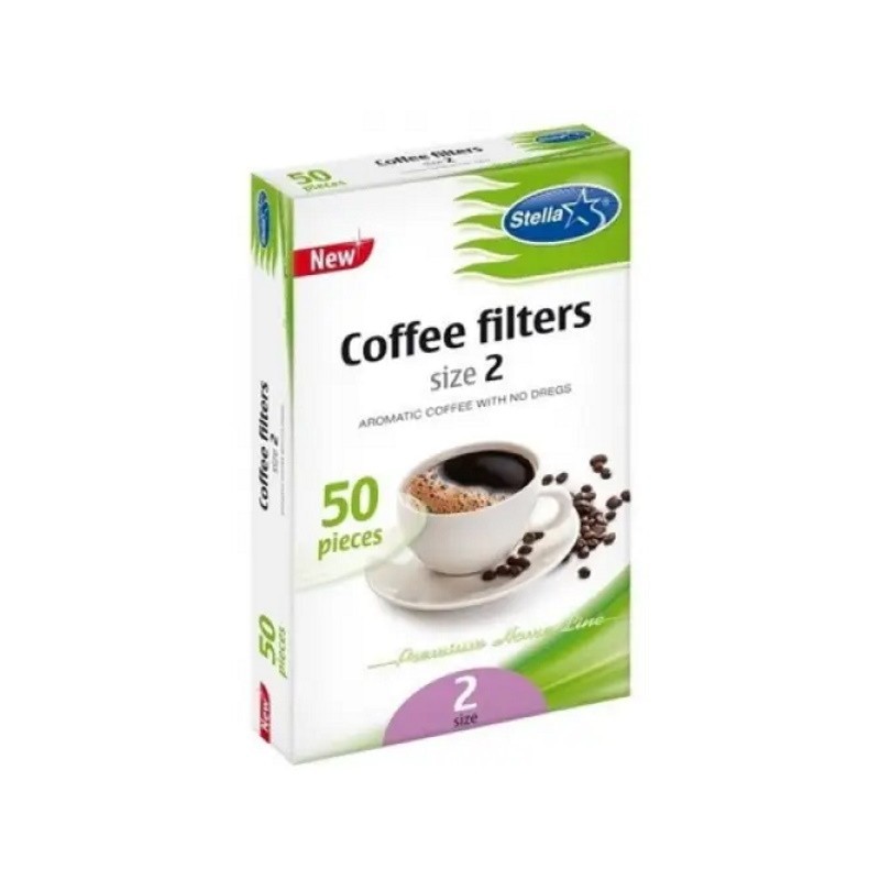 Filtre de Cafea Stella Nr.2 50 Bucati