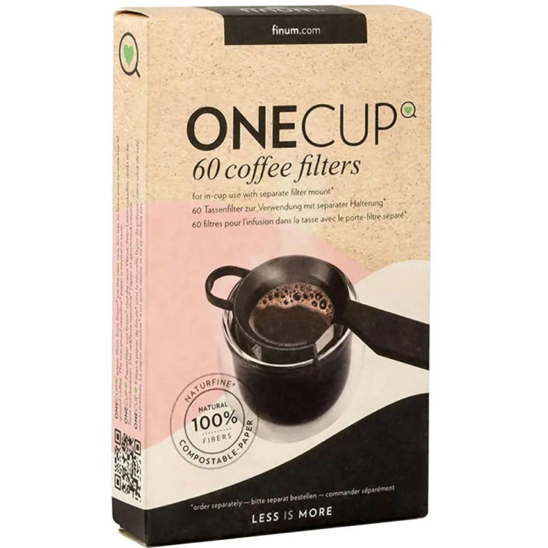 Filtre Naturfine pentru Cafea Onecup, Riensch & Held, 60 Bucati