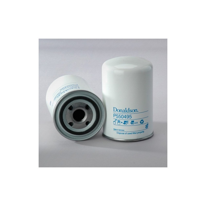 Filtru Combustibil P550495, Lungime 144 mm, Diam. Ext. 96 mm, Filet M24 x 1.5, Finetea 3 µ, Donaldson