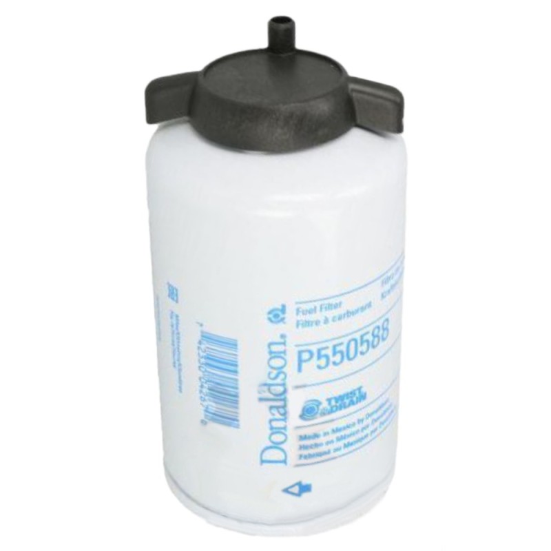 Filtru Combustibil P550588, Lungime 147,7 mm, Diam. Ext. 76,8 mm, Filet M16 x 1.5, Finetea 11 µ, Donaldson