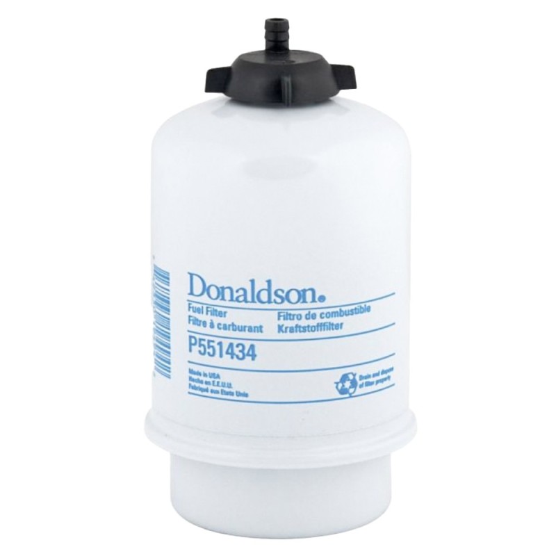 Filtru Combustibil P551434, Lungime 154,3 mm, Diam. Ext. 80 mm, Finetea 15 µ, Donaldson