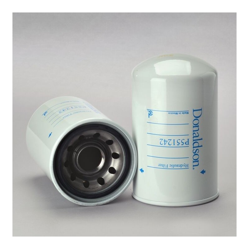 Filtru Hidraulic P551242, Lungime 208,79 mm, Diam. Ext. 124,21 mm, Filet 1 1/2-16 un, Finetea 8 µ, Donaldson
