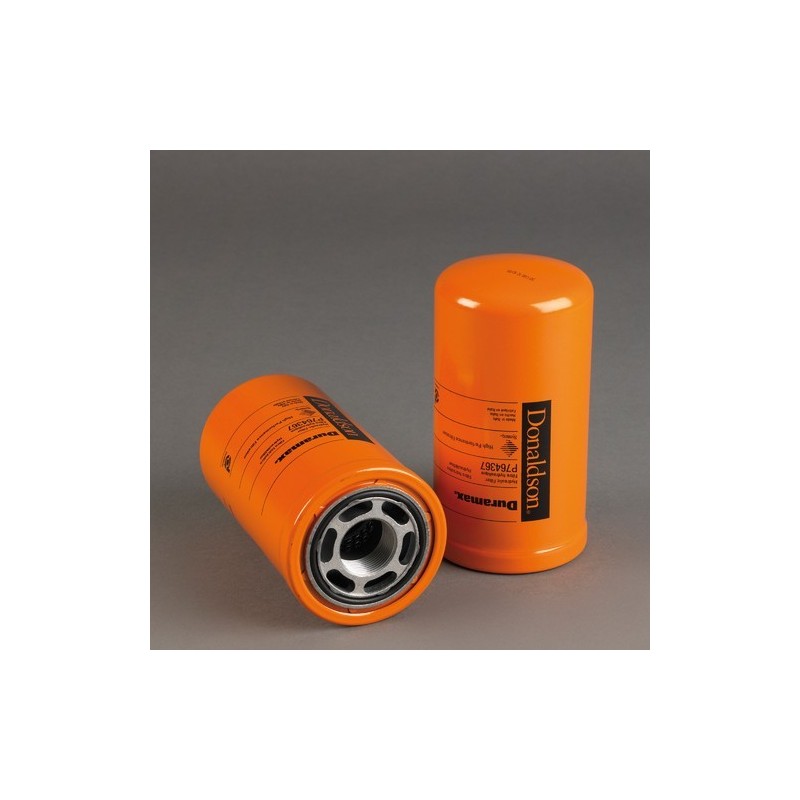 Filtru Hidraulic P764367, Lungime 181 mm, Diam. Ext. 97 mm, Filet 1 3/8-12 un, Finetea 9 µ, Donaldson