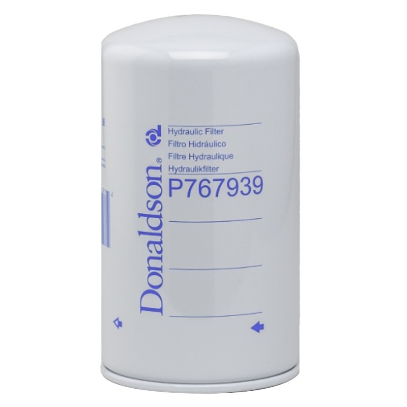 Filtru Hidraulic P767939, Lungime 244 mm, Diam. Ext. 135,6 mm, Filet M55X1.5, Finetea 42 µ, Donaldson