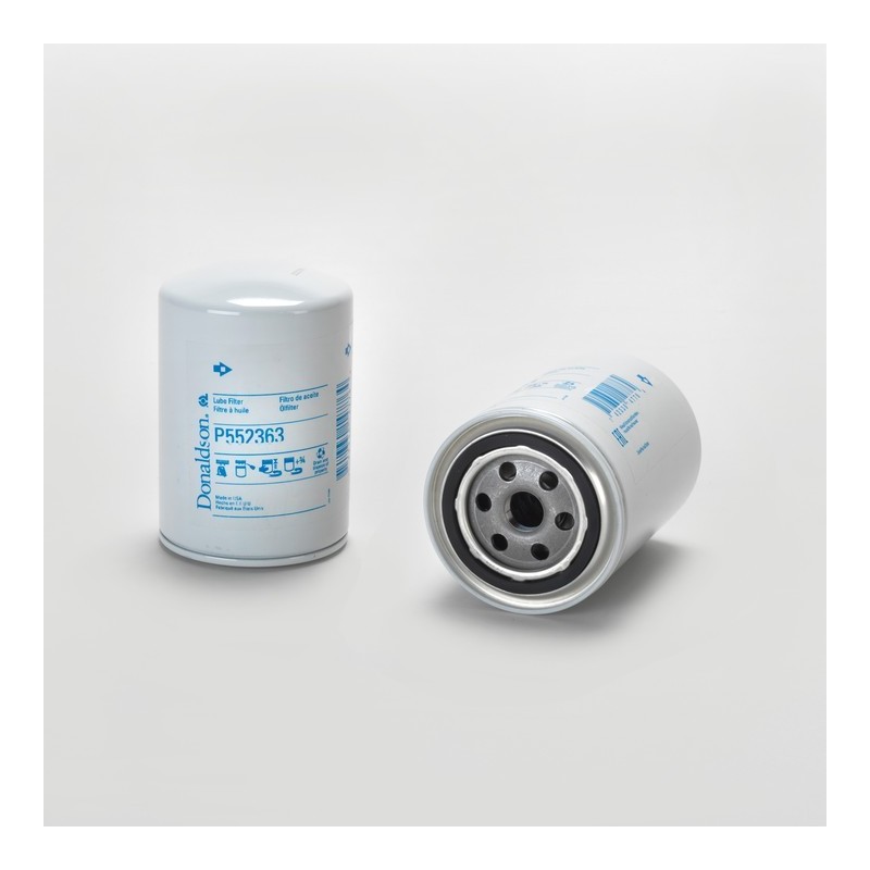 Filtru Ulei P552363, Lungime 138 mm, Diam. Ext. 94 mm, Filet 3/4-20, Finetea 21 µ, Donaldson
