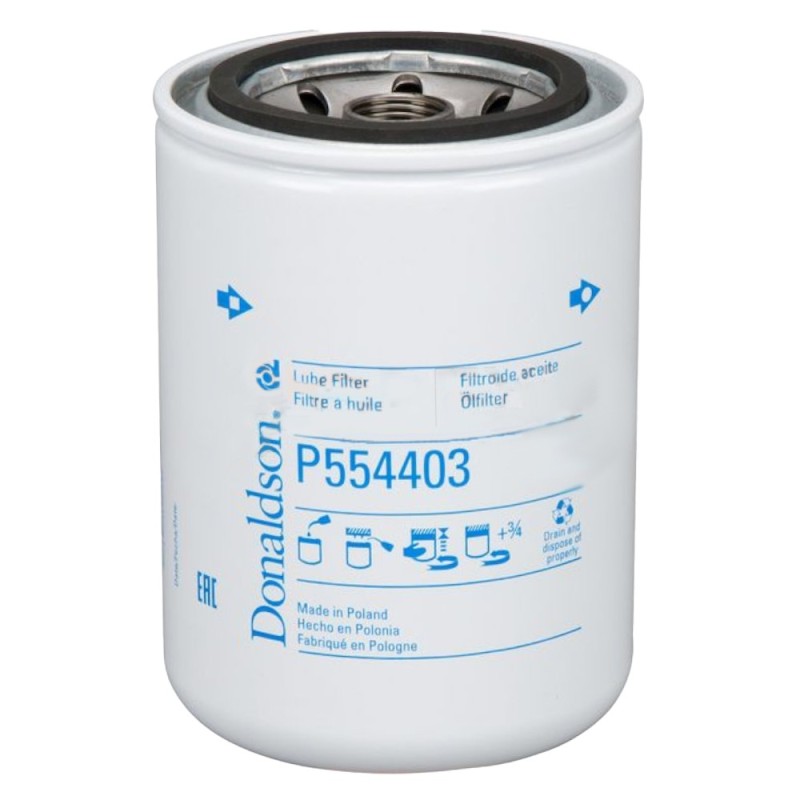 Filtru Ulei P554403, Lungime 136 mm, Diam. Ext. 93 mm, Filet 3/4-16, Finetea 40 µ, Donaldson
