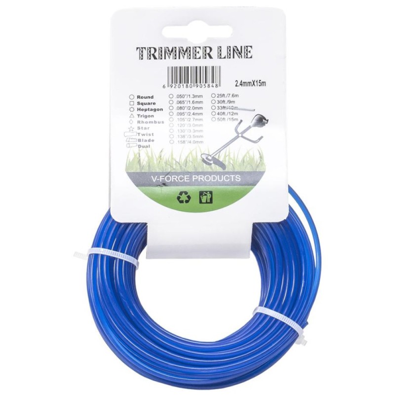 Fir Trimmer pentru Motocoasa, 2.4 mm x 15 m