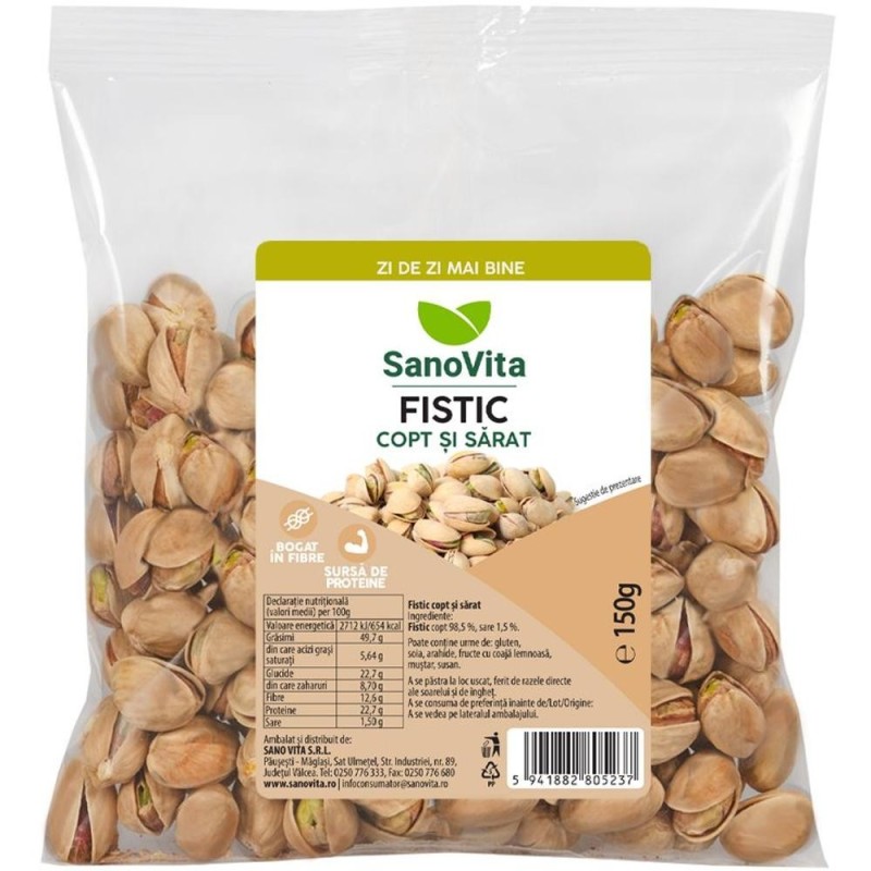 Fistic Copt si Sarat, Sanovita, 150 g