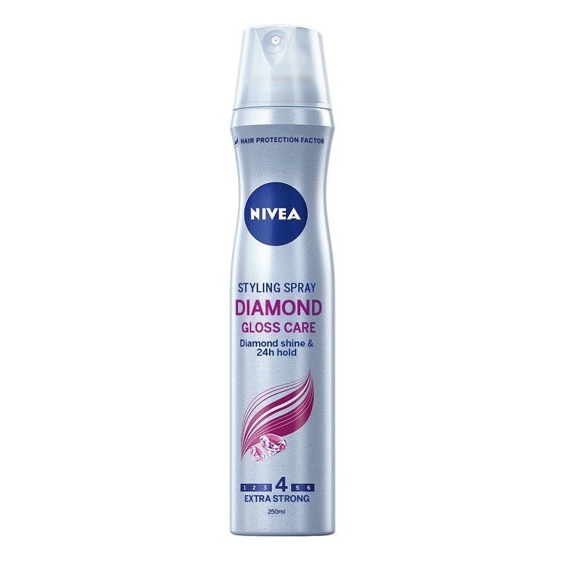 Fixativ Diamond Gloss Nivea Styling, 250 ml