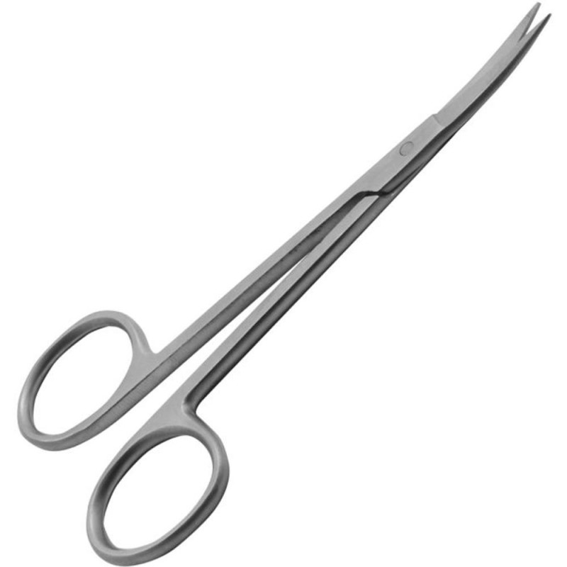 Foarfeca Chirurgicala Iris Curbata, 12 cm, pentru Uz Veterinar, Prima