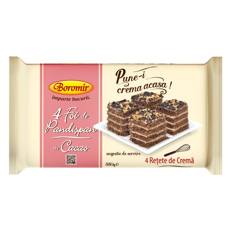 Foi de Pandispan cu Cacao Boromir, 380 g