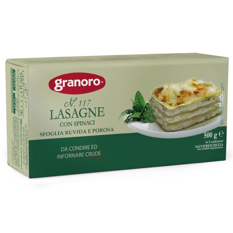 Foi pentru Lasagna din Grau Dur fara Oua, Granoro, 500 g