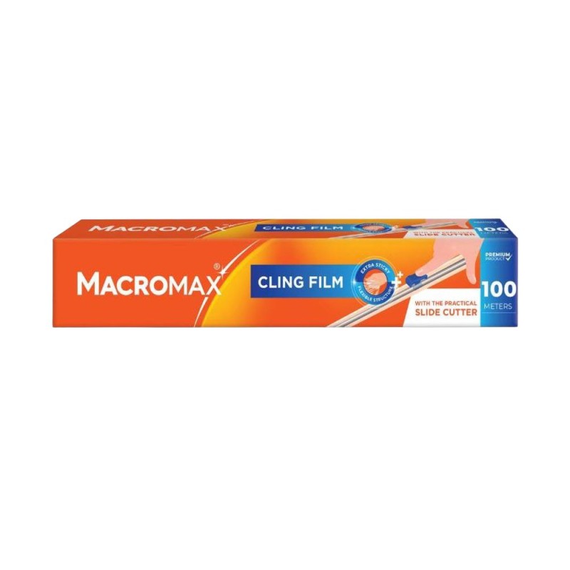Folie Alimentara Macromax, 100 m, cu Dispozitiv de Taiere