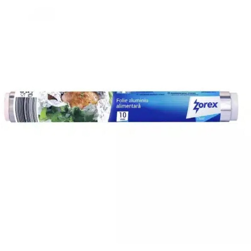 Folie Aluminiu, Zorex, 10 m, Argintiu