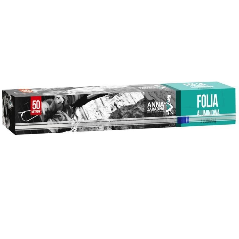 Folie de Aluminiu Anna, Cutite cu Dispozitiv de Taiere, 50 m