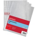 Folii Plastic A4 cu Perforatii, 40 Microni, 100 de Bucati, Herlitz