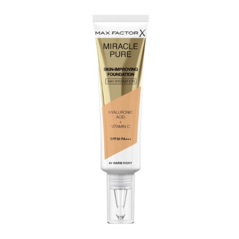 Fond de Ten Max Factor Miracle Pure 44 Warm Ivory, 30 ml
