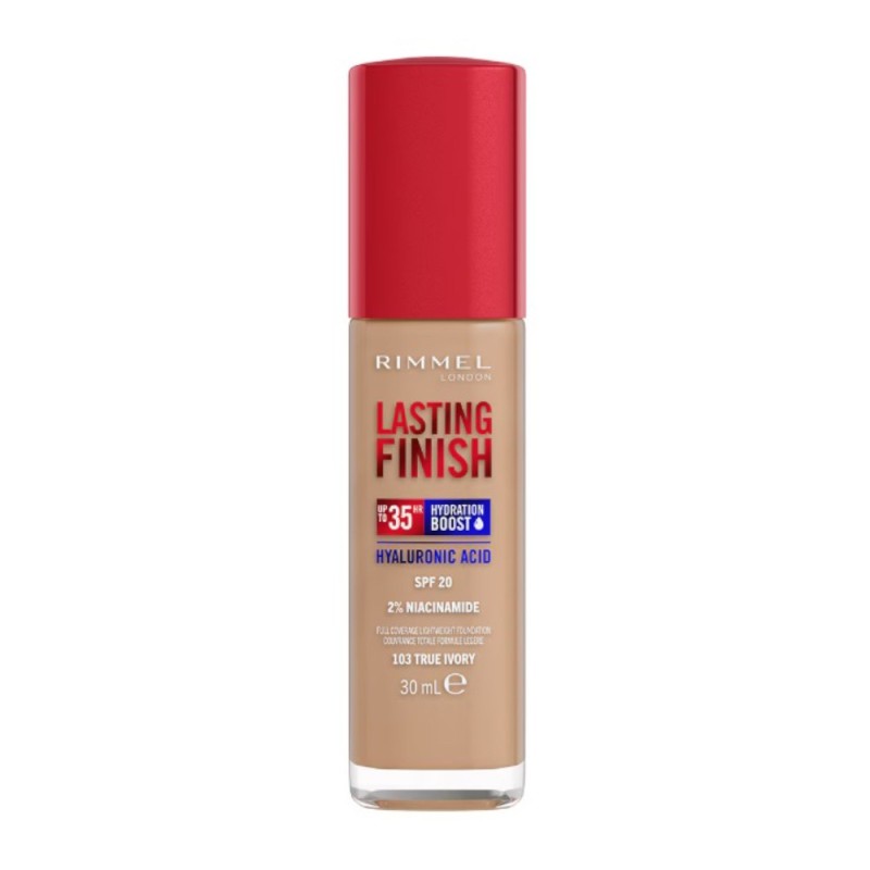 Fond de Ten Rimmel London Lasting Finish, 35H, 103 True Ivory, 30 ml