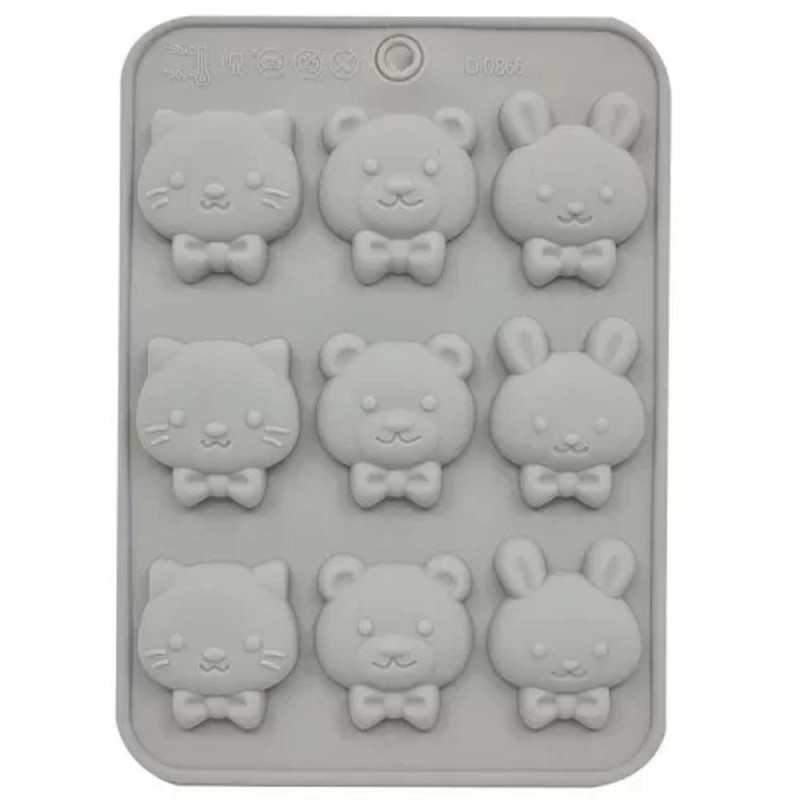 Forma Silicon, Animale, Gri, Viva.z