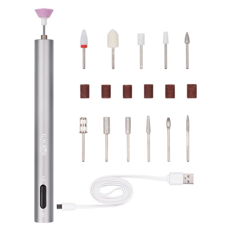 Freza Unghii Portabila Titanium Pen Pro, Luxorise, Silver