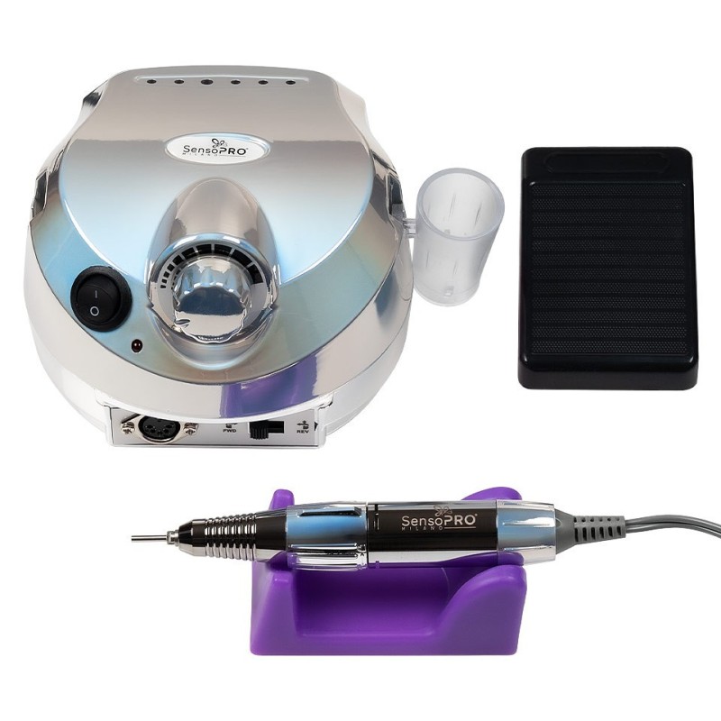 Freza Unghii Profesionala Elite Nails 30.000 Rpm, SensoPRO Milano, Platinum Silver