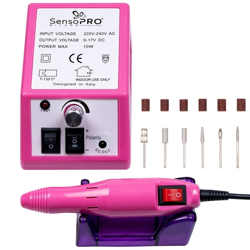 Freza Unghii Profesionala Star Nails SensoPRO Milano 20000 Rpm, Roz