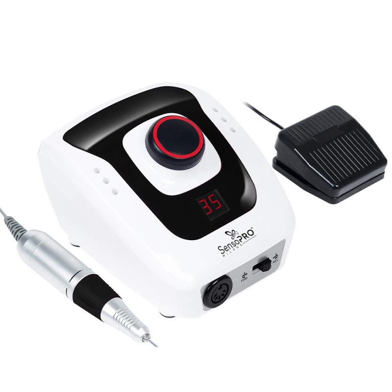 Freza Unghii Profesionala Turbo Bee 35.000 Rpm, SensoPRO Milano, Black