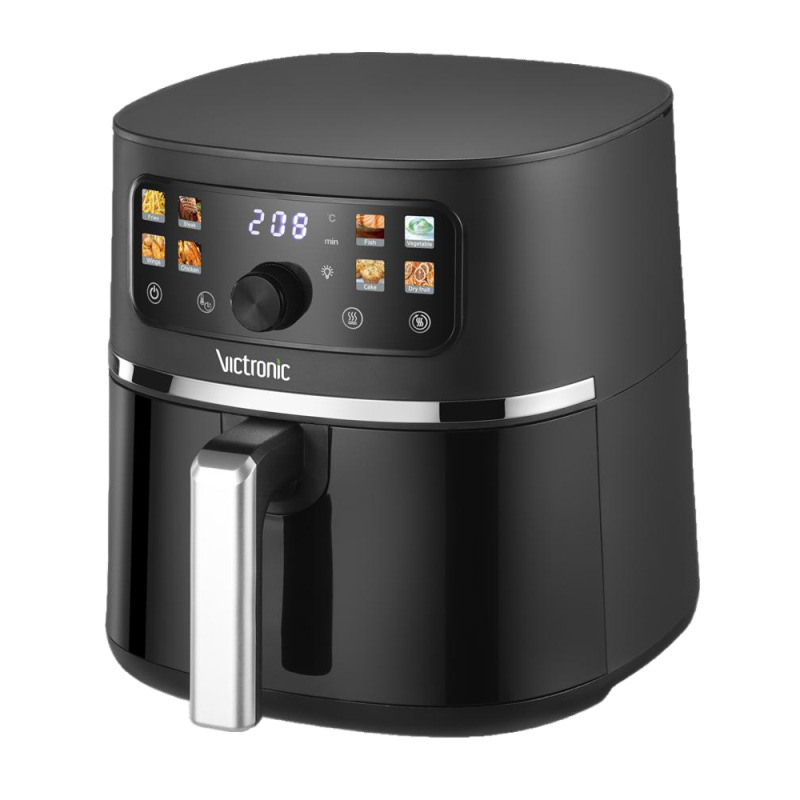 Friteuza cu Aer Cald, Cronometru, Victronic, Putere 1250-1500 W, 4.50 l